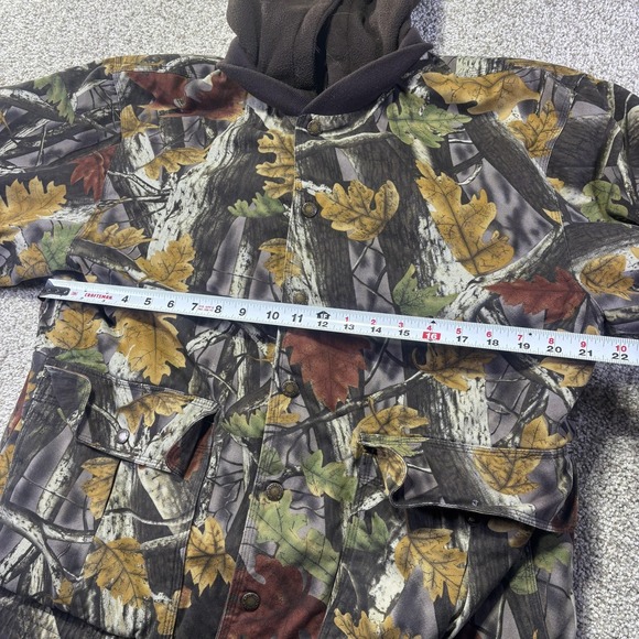 Master Sportsman Jacket Mens Large Camo Hooded Insulated Hunting Parka Canvas - Picture 9 of 12